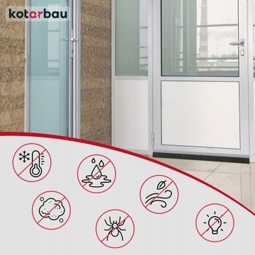 ДВЕРНАЯ ЩЕТКА 6 СМ, УПЛОТНЯЮЩАЯ К ДВЕРИ, ПРИВИНЧЕННАЯ 1 МЕТР