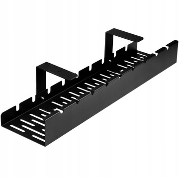 ORGANIZER NA KABLE PRZEWODY PROWADNICA UCHWYT PÓŁKA POD BIURKO BLAT DA263