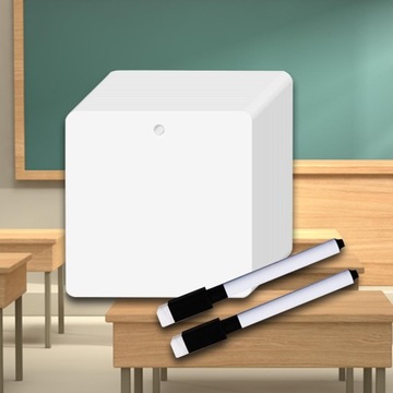 Мягкие игральные кости с прозрачными карманами для 100 пустых карточек и 2 ручек