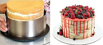 РЕГУЛИРУЕМЫЙ ДИАПАЗОН ДЛЯ БИСТЕЧНОГО ТОРТА 16-30см ВЫСОТА 15см