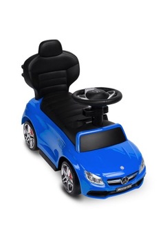 MERCEDES RIDE-ON CAR PUSH CAR 3в1 БОЛЬШОЙ АВТОМОБИЛЬ РЕЗИНОВЫЕ КОЛЕСА КОЖАНЫЕ