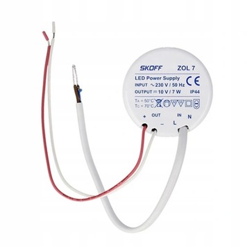 Zasilacz LED SKOFF ZOL7-10 10V 7W dopuszkowy