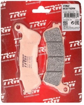 Комплект тормозных колодок, дисковые тормоза TRW MCB776SRM