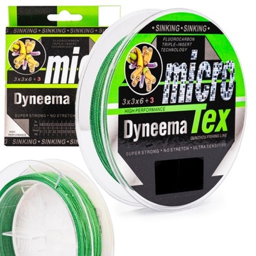 Plecionka Micro Tex Dyneema 0,08 mm