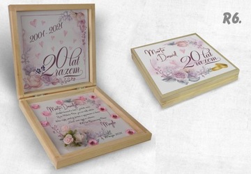 ГОДОВЩИНА СВАДЬБЫ Сувенирная Коробка ПОЖЕЛАНИЯ 25 40 50