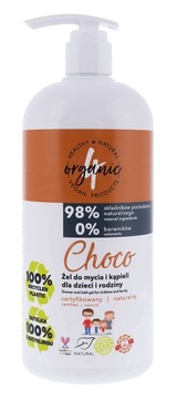 4organic Żel do mycia i kąpieli dla dzieci i rodziny Choco 1l