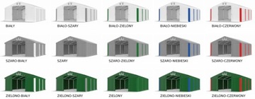 Палатка для хранения 5x6 м, прочная конструкция DAS 560 Вт