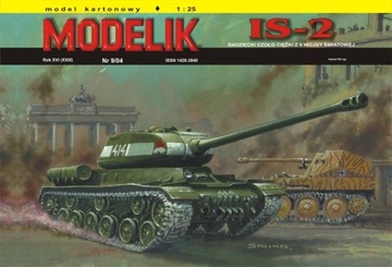 Modelik 9/04 - Rosyjski czołg ciężki IS-2 1:25