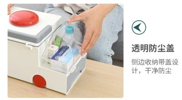 Аптечка в форме машины скорой помощи, домашняя аптечка первой помощи большой вместимости