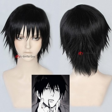 Cosplay Wig Toji Fushiguro czarna peruka Toji Zeni