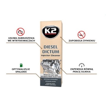 ОЧИСТИТЕЛЬ ИНЖЕКТОРА K2 W325 DIESEL DICTUM 0,5л