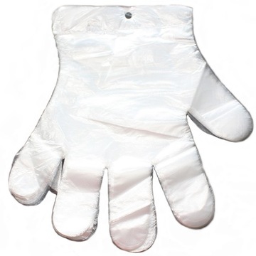 RĘKAWICZKI ZRYWKI HDPE FOLIOWE 0,6mu. E01016 EMAJ