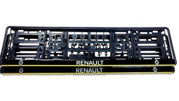 Рамки номерных знаков RENAULT, гелевые, 2 шт.