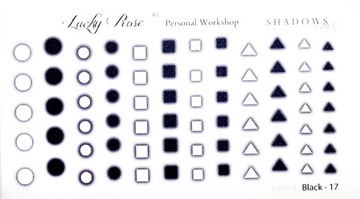 AKAR NAKLEJKI NA PAZNOKCIE LUCKY ROSE BLACK-17