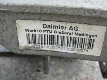 MERCEDES W203 ПЕРЕДНЯЯ КОЛЯСКА 2036280657