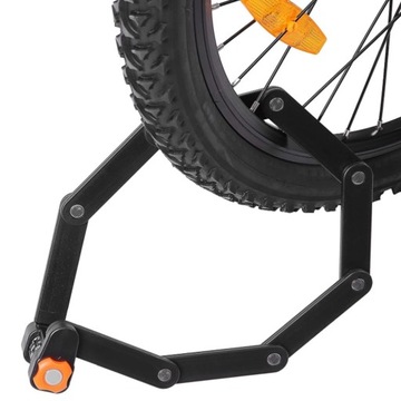 СКЛАДНОЙ ВЕЛОСИПЕДНЫЙ ЗАМОК, ПРОЧНАЯ ЦЕПЬ БЕЗОПАСНОСТИ ДЛЯ ВЕЛОСИПЕДА