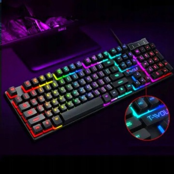 ИГРОВАЯ КЛАВИАТУРА И МЫШЬ С ПОДСВЕТКОЙ