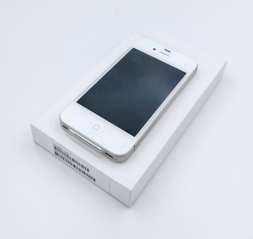 APPLE IPHONE 4S 16 GB BIAŁY IOS 7.1.2 NÓWKA FOLIE