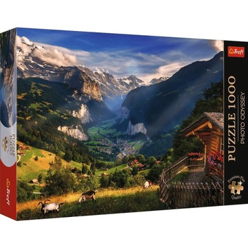 Puzzle 1000 elementów. Premium Plus Quality. Photo Odyssey. Dolina Lauterbr
