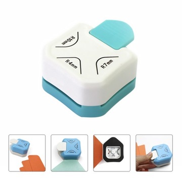 1 шт. угловой резак для фото, круглый пластик