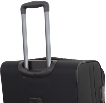 WALIZKA DUŻA NA KÓŁKACH PODRÓŻNA 1700 MIĘKKA MATERIAŁOWA TORBA BAGAŻ