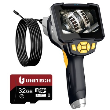 KAMERA INSPEKCYJNA WARSZTATOWA ENDOSKOP + KARTA PAMIĘCI microSD 32GB