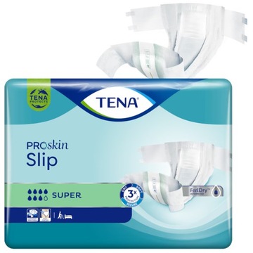 Pieluchomajtki TENA Slip Super M pieluchy dla dorosłych nietrzymanie moczu