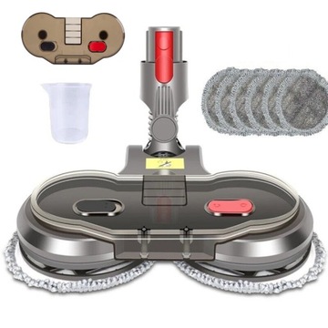 GŁOWICA MOP do DYSON V10 V11 V15 + ŚCIERECZKI 6X