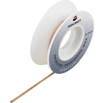 Taśma do rozlutowywania TOOLCRAFT ZD-180