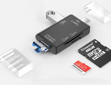 КАРТРИДЕР SD MicroSD TF USB USB-C MICRO-USB OTG