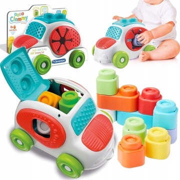 РОЖДЕСТВЕНСКИЙ ГОД ЮБИЛЕЙ ПОДАРОК ​​СЕНСОРНЫЙ АВТОМОБИЛЬ АВТОМОБИЛЬНЫЕ БЛОКИ CLEMMY CLEMENTONI