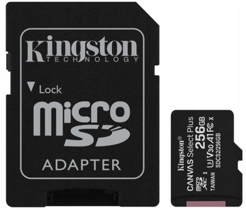 Карта памяти MicroSD Canvas Select Plus емкостью 256 ГБ