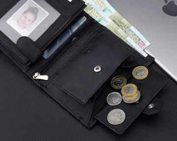 Кожаный мужской кошелек KOCHMANSKI RFID защита