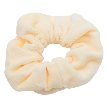 (aurora) G300w GUMKA FROTKA SCRUNCHIE, welur, WANILIOWA