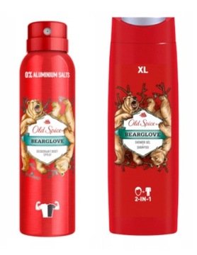 OLD SPICE BEARGLOVE ZESTAW DEO SPRAY + ŻEL 400ml