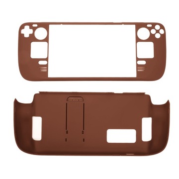 Etui z podpórką do Steam Deck, kawowe, pełna ochrona, odporne na odciski
