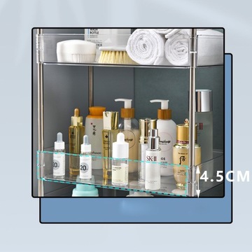 ПОЛКА ДЛЯ ВАННОЙ КУХНИ ВЫСОТА ПОЛКИ 31 СМ НА КОЛЕСАХ ШКАФ ДЛЯ УЗКИХ