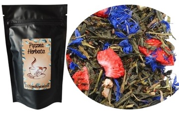 BANANOWE WYSPY sencha - HERBATA ZIELONA (50 g) banan truskawki