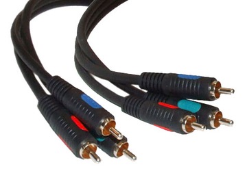 Przyłącze 3x Cinch - 3x Cinch HQ RGB Component 5M