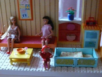 Большой дом LEGO scala friends с кухней, высота 60 см.
