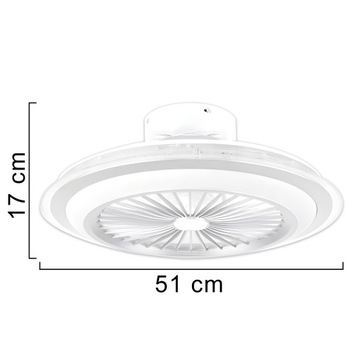 ПОТОЛОЧНЫЙ ВЕНТИЛЯТОР, ВЕНТИЛЯТОР, ПОТОЛОЧНЫЙ ВЕНТИЛЯТОР, СВЕТОДИОДНАЯ ЛАМПА, 51 СМ, БОЛЬШОЙ, ПРИЛОЖЕНИЕ BLUETOOTH