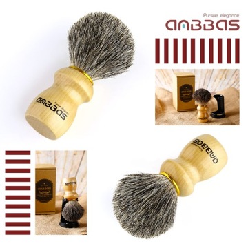 ANBBAS Pure Badger помазок для бритья с подставкой для мужчин