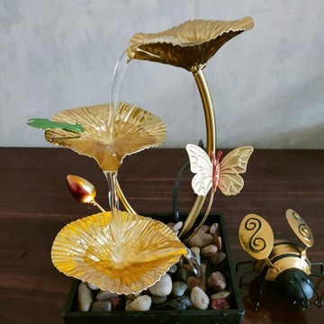 3-х ярусный фонтан с водопадом, украшение для дома