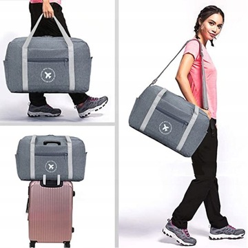 СУМКА ДЛЯ САМОЛЕТА RYANAIR 40x20x25см СЕРАЯ