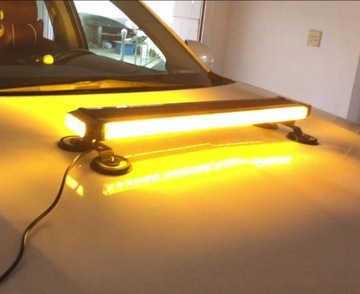 ОРАНЖЕВЫЙ СТРОБОСКОП ЛУЧ ПЕТУХ 6 СВЕТОДИОДОВ ЭВАКУАТОР СТРОБОСКОПИЧЕСКИЙ ФОНАРЬ МАГНИТ