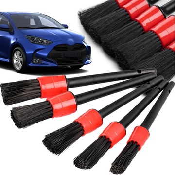 ЩЕТКИ ЩЕТКИ ДЛЯ МОЙКИ АВТОМОБИЛЬНОЙ ЧИСТКИ ДЕТЕЙЛИНГ АВТОМОБИЛЬНЫХ ДЕТАЛЕЙ 5ШТ.