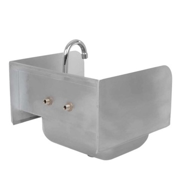 Кухонный умывальник из нержавеющей стали, ширина 43,5 см.