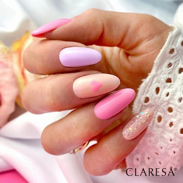 CLARESA GLITTER 2 Гибридный лак для ногтей 5 мл