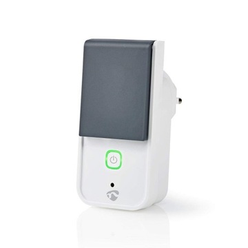 NEDIS WIFIPO120FWT Умная розетка WiFi Alexa с запиранием IP44
