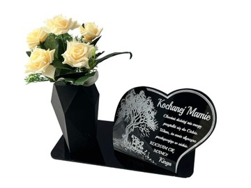 XXL подсвечник + надгробная ваза, надгробная статуэтка ДЕНЬ МАТЕРИ